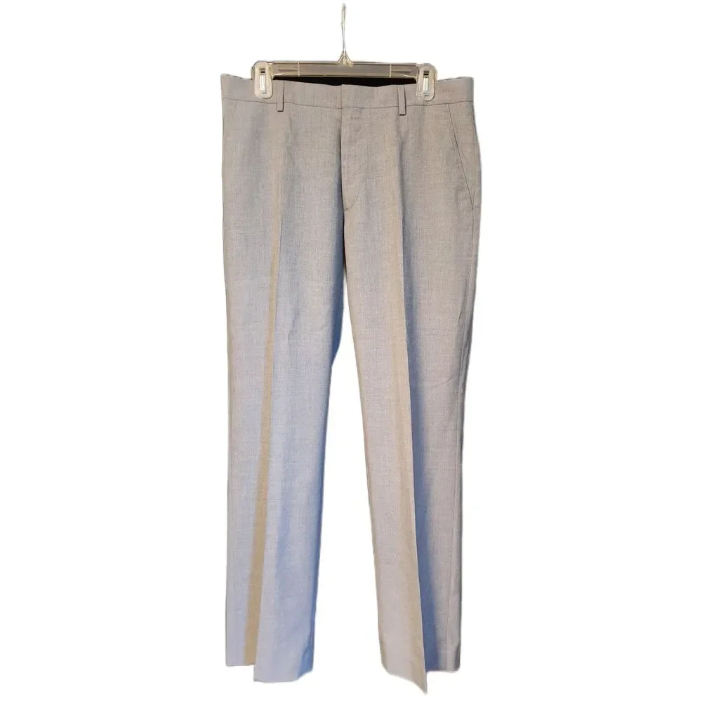 banana republic grey dress pants Mens Tailored Fit 32 X 30 Pinstripe